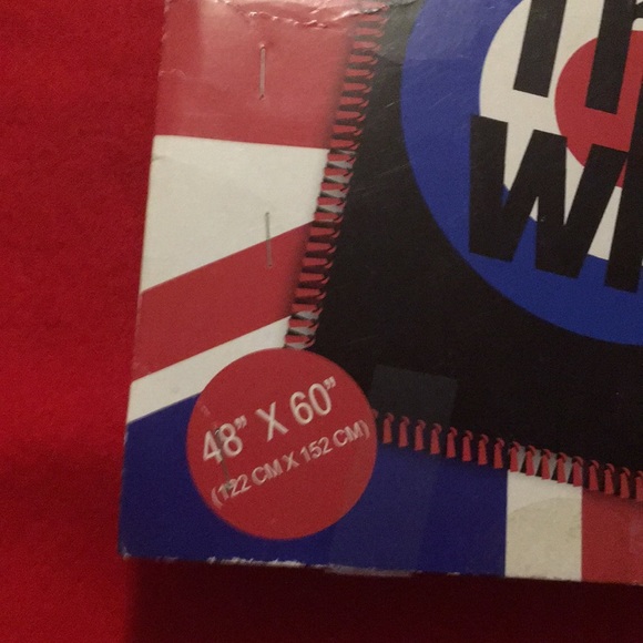 The Who Music Fleece Throw Blanket - Picture 7 of 8
